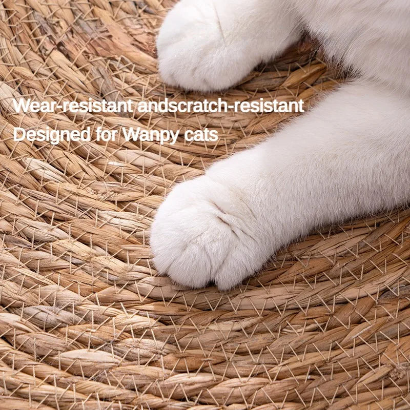 Pawenelle Cat Scratcher Rattan Mat 