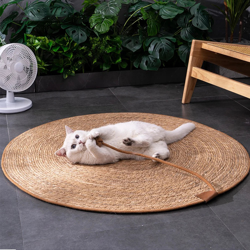 Pawenelle Cat Scratcher Rattan Mat 
