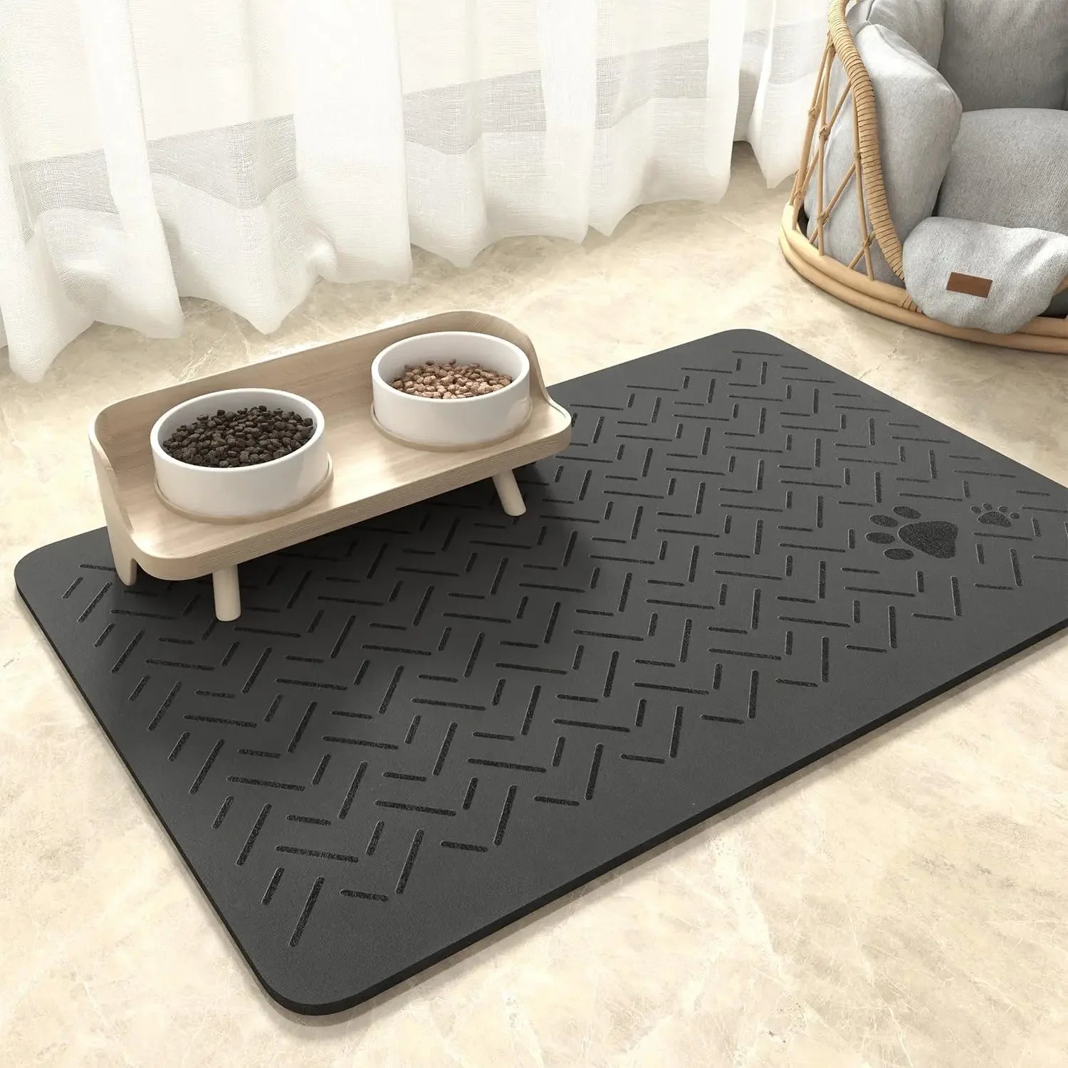 Pawenelle Absorbent Pet Feeding Mat