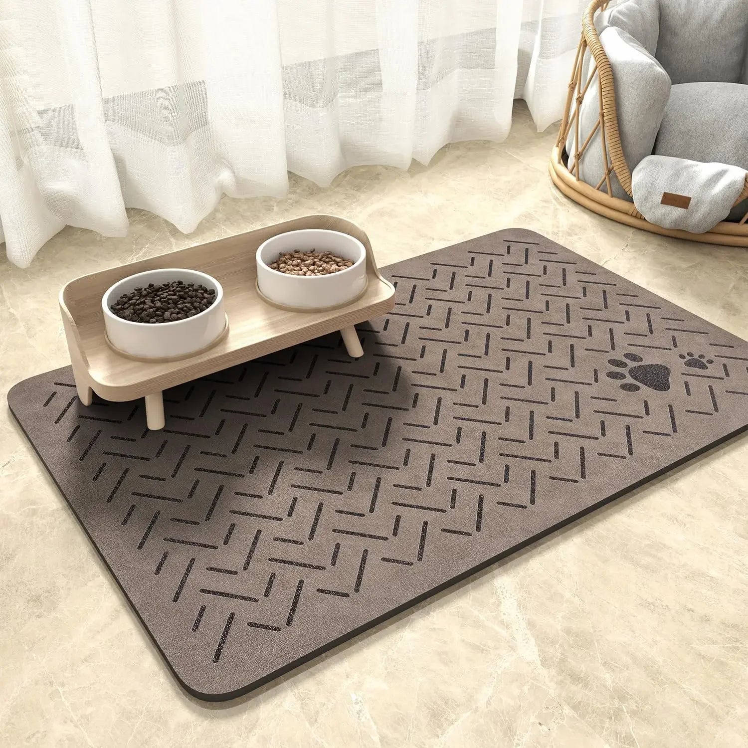 Pawenelle Absorbent Pet Feeding Mat