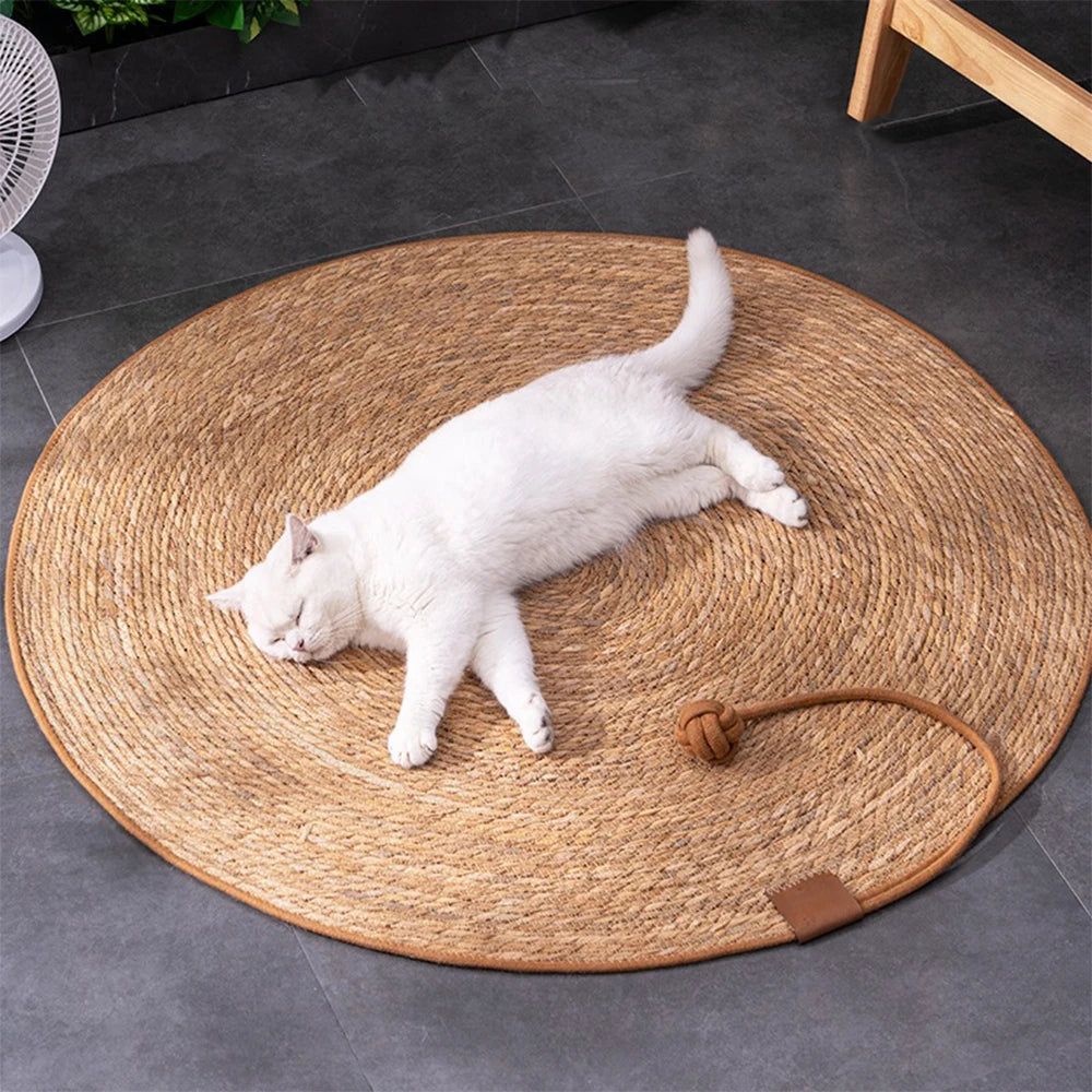Pawenelle Cat Scratcher Rattan Mat 